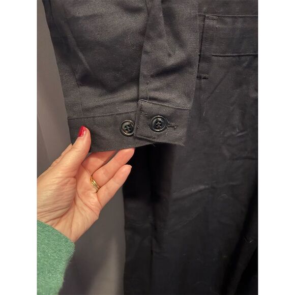 Excel Men's Flame Resistant Coverall Navy Blue Size 48 Workwear - Picture 4 of 7